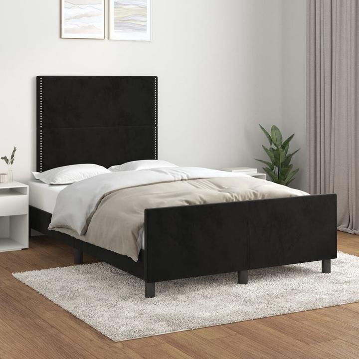 Image du produit vidaXL Bettgestell mit Kopfteil (120 x 200 cm)