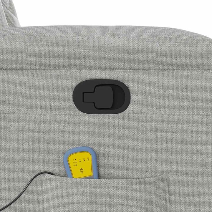 Immagine prodotto vidaXL Sedia da massaggio in tessuto grigio nuvola