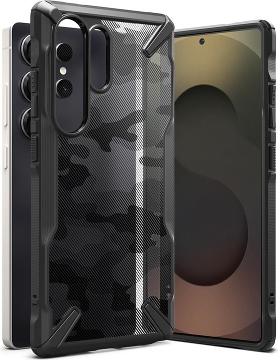 Productafbeelding Ringke - Fusion X Design - Samsung Galaxy S25 Ultra - Camo Black (Samsung Galaxy S25 Ultra)