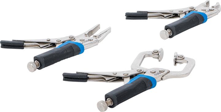 Actual product image BGS Mini Locking Grip Pliers Set 3 pcs.