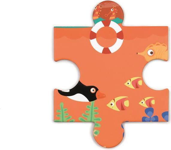 Produktbild Scratch Shape Puzzle Pelikan 24 Teile (24 Teile)