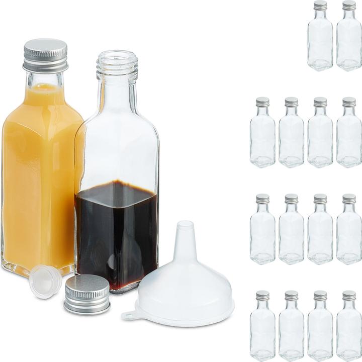 Produktbild Relaxdays Flaschen Set (16 Stk., 0.10 l)