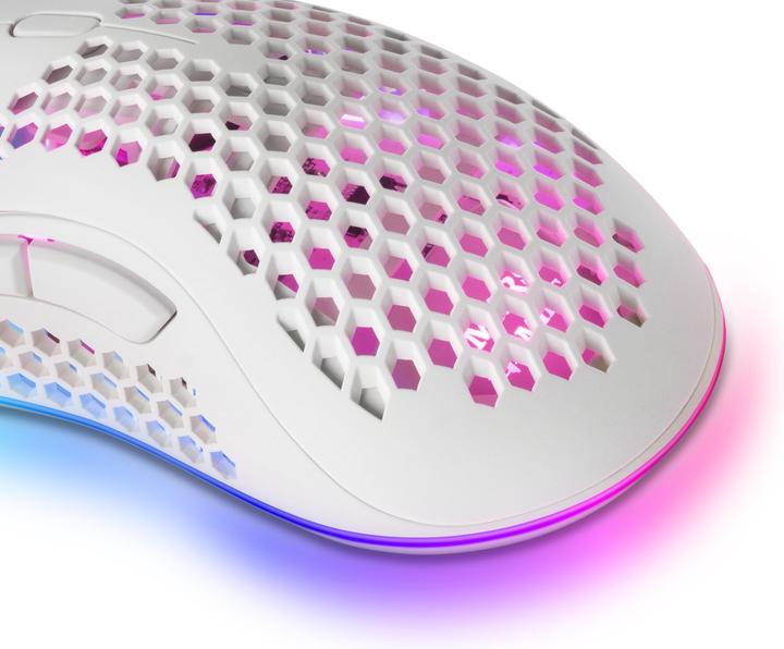 Actual product image Mars Gaming Souris Filaire Gamer Mmex RGB (Blanc) (Cable)