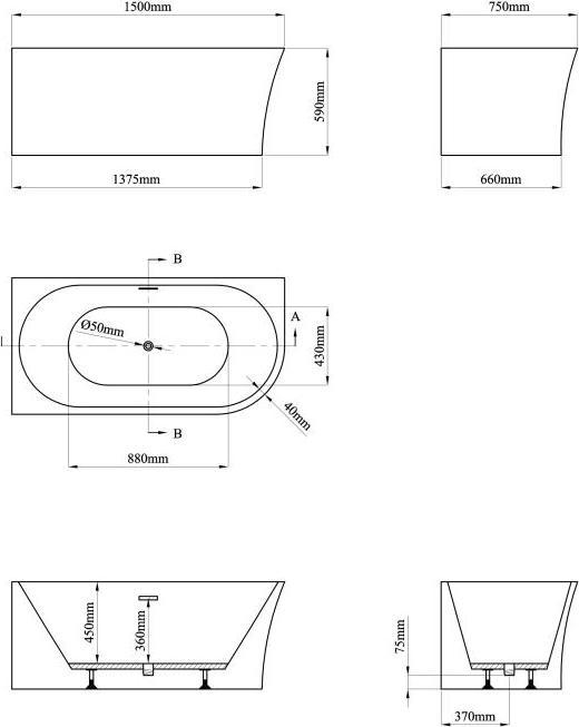 Actual product image Shower Design Ponticola (75 cm, 150 cm, 59 cm)