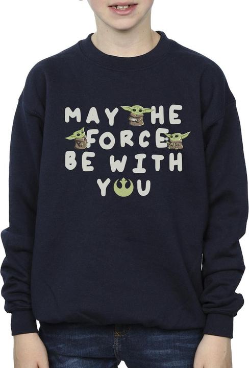 Immagine prodotto Star Wars The Mandalorian Grogu May The Force Be With You Felpa Ragazzi (116)