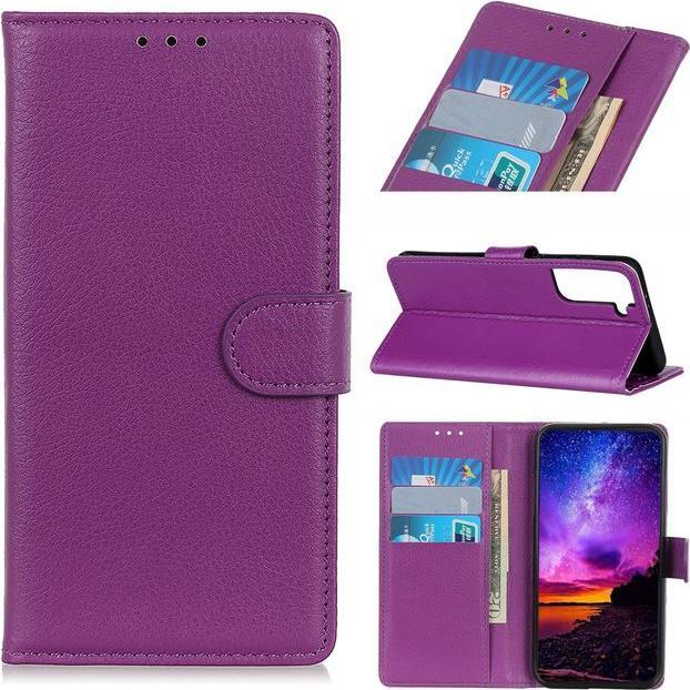 Produktbild MU Classic Litchi Leder Bookcover Series (Samsung Galaxy S21+)