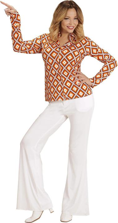 Actual product image Widmann 70er Bluse Rauten (S, M)