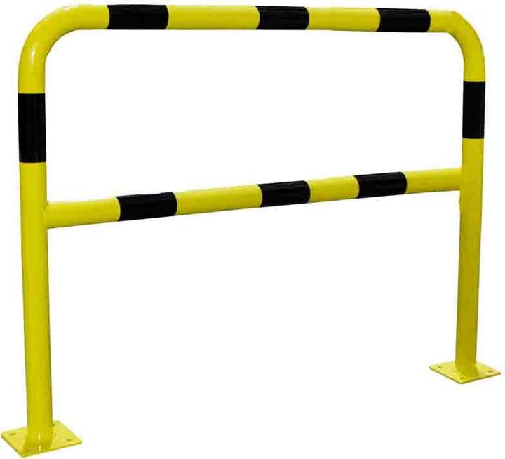 Image du produit RS PRO Barrière de sécurité en acier jaune/noir Barrière de sécurité