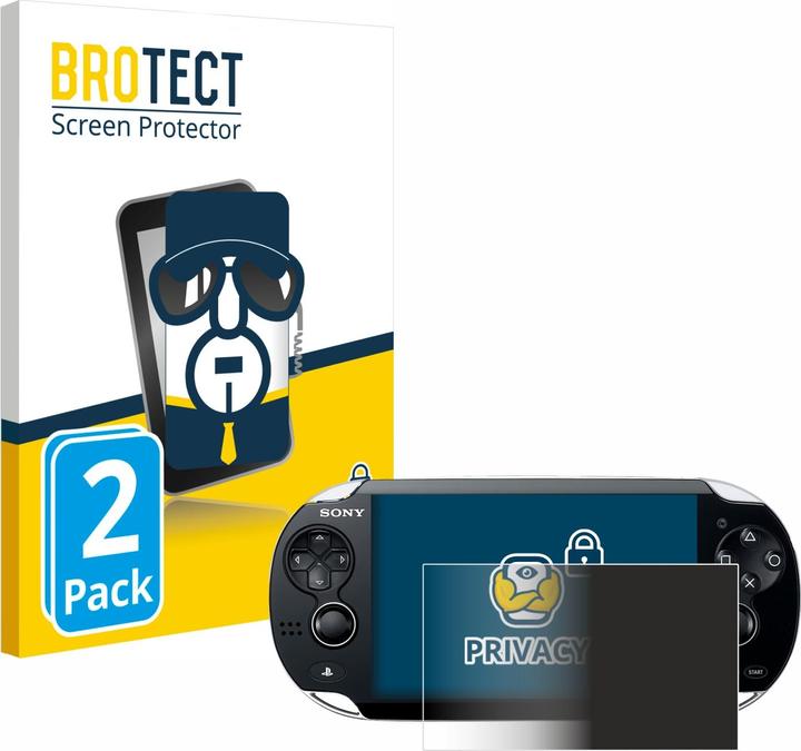 Produktbild BROTECT Sichtschutzfolie Anti-Spy Privacy Folie Blaulicht-Schutz (PS Vita)