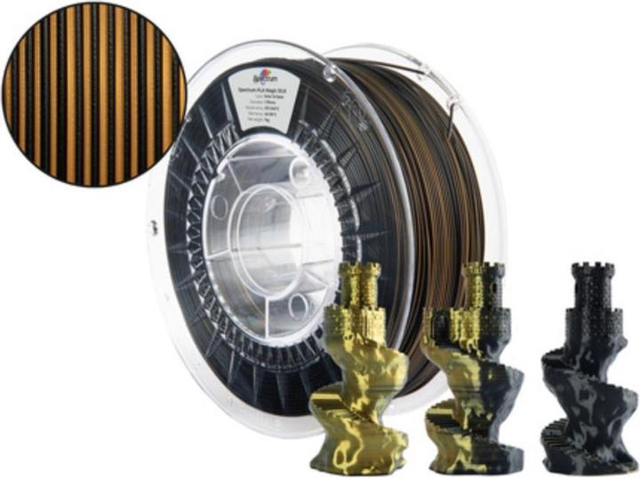 Immagine prodotto Filament · PLA Magic SILK · SOLAR ECLIPSE · 1.75mm · 1kg (PLA, 1.75 mm, 1000 g, Multicolore)