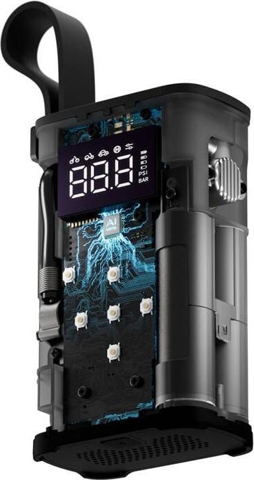 Productafbeelding Hoto Draagbare compressor, elektrische pomp QWCQA001 (10,3 bar, 150 PSI, 2000mAh) (0.00 bar)