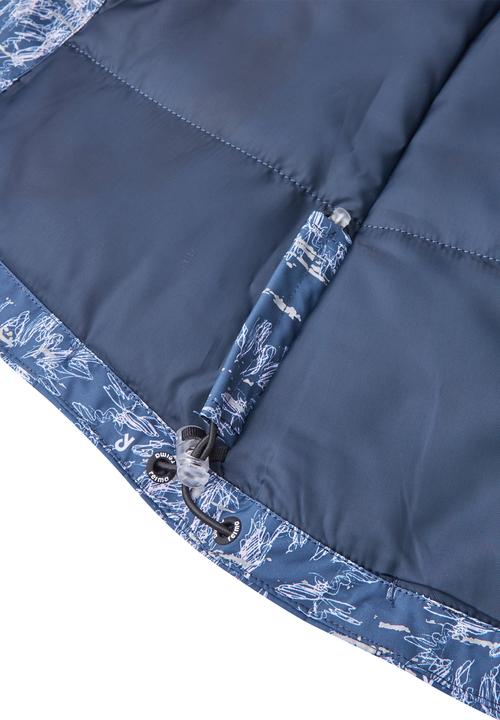 Actual product image Reima tec reflective winter jacket Silda Navy (104)