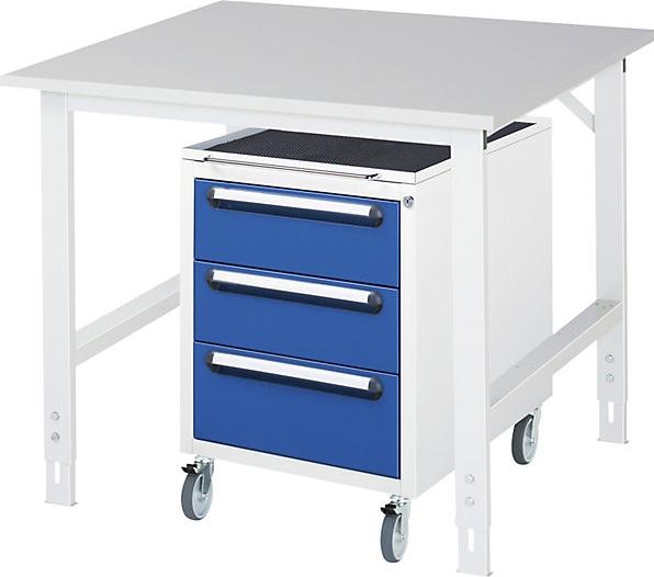 Produktbild RAU Werkbänke Arbeitstisch Tom K Modell 09 1000 mm breit Platte 22 mm (100 cm, 100 cm)