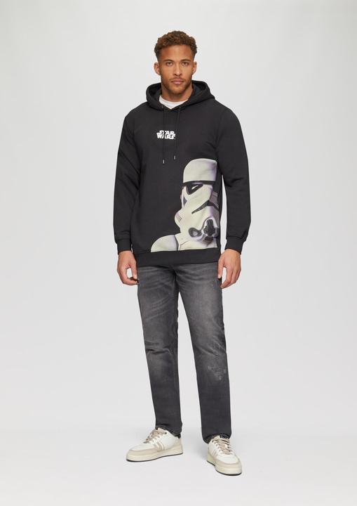 Produktbild s.Oliver Sweatshirt Hoodie mit Star Wars™ Print (XXL)