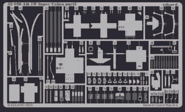 Image du produit Eduard Kit AH-1W Super Cobra interior pour Academy