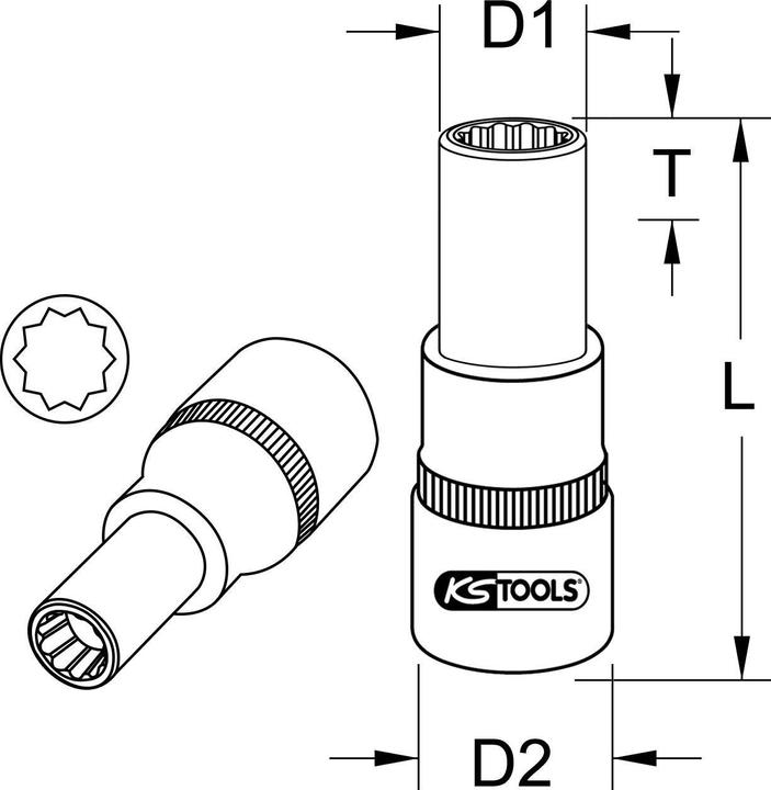 Produktbild KS Tools 515.1034