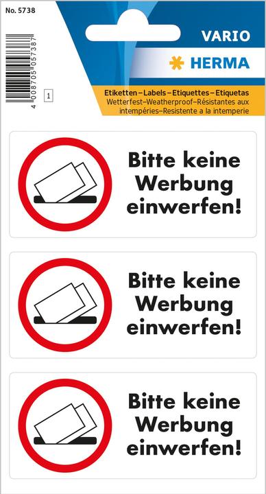 HERMA Étiquettes d'information
