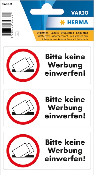 Herma Hinweisetiketten