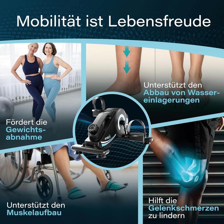 Immagine prodotto Ambifit Pedaltrainer Ergometer-Set mit Magnetbremse