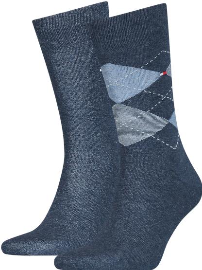 Produktbild Tommy Hilfiger Th Men Sock Check 2p (2er Pack, 39 - 42)