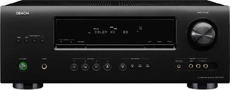 Produktbild Denon AVR 1312, 5.1 A/V Surround Receiver, 3D, Schwarz