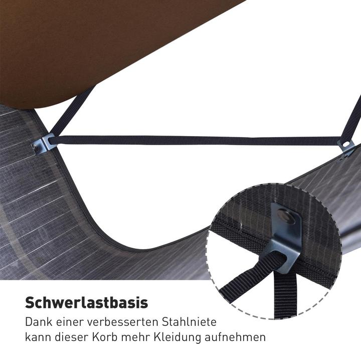 Produktbild Homcom Wäschekorb mit 2 Tragegriffen (100 l)