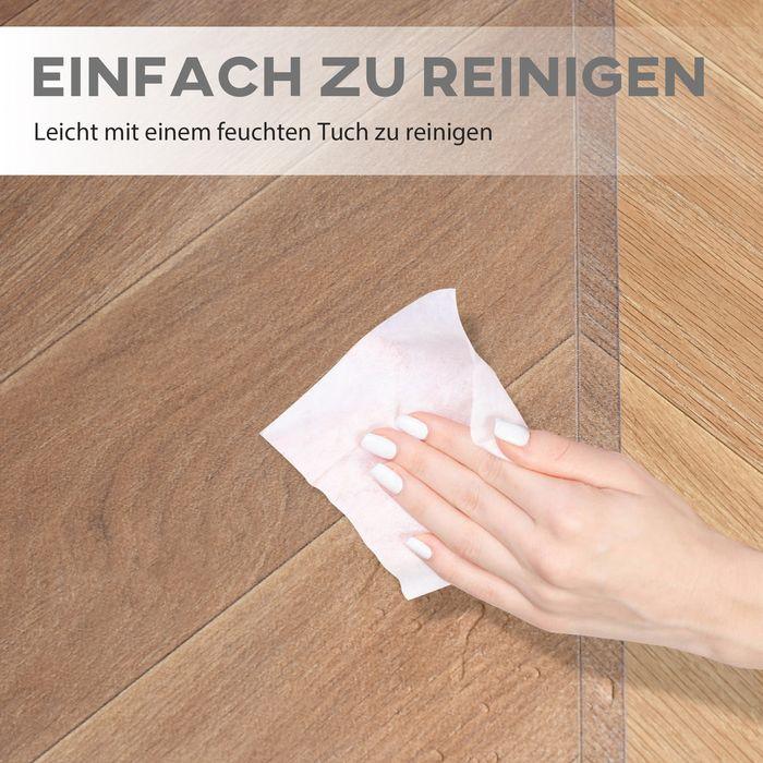 Produktbild Swisshandel24 Bodenschutzmatte, rutschfest, 1,5mm dick, 90x120cm, Transparent (90 x 120 cm)