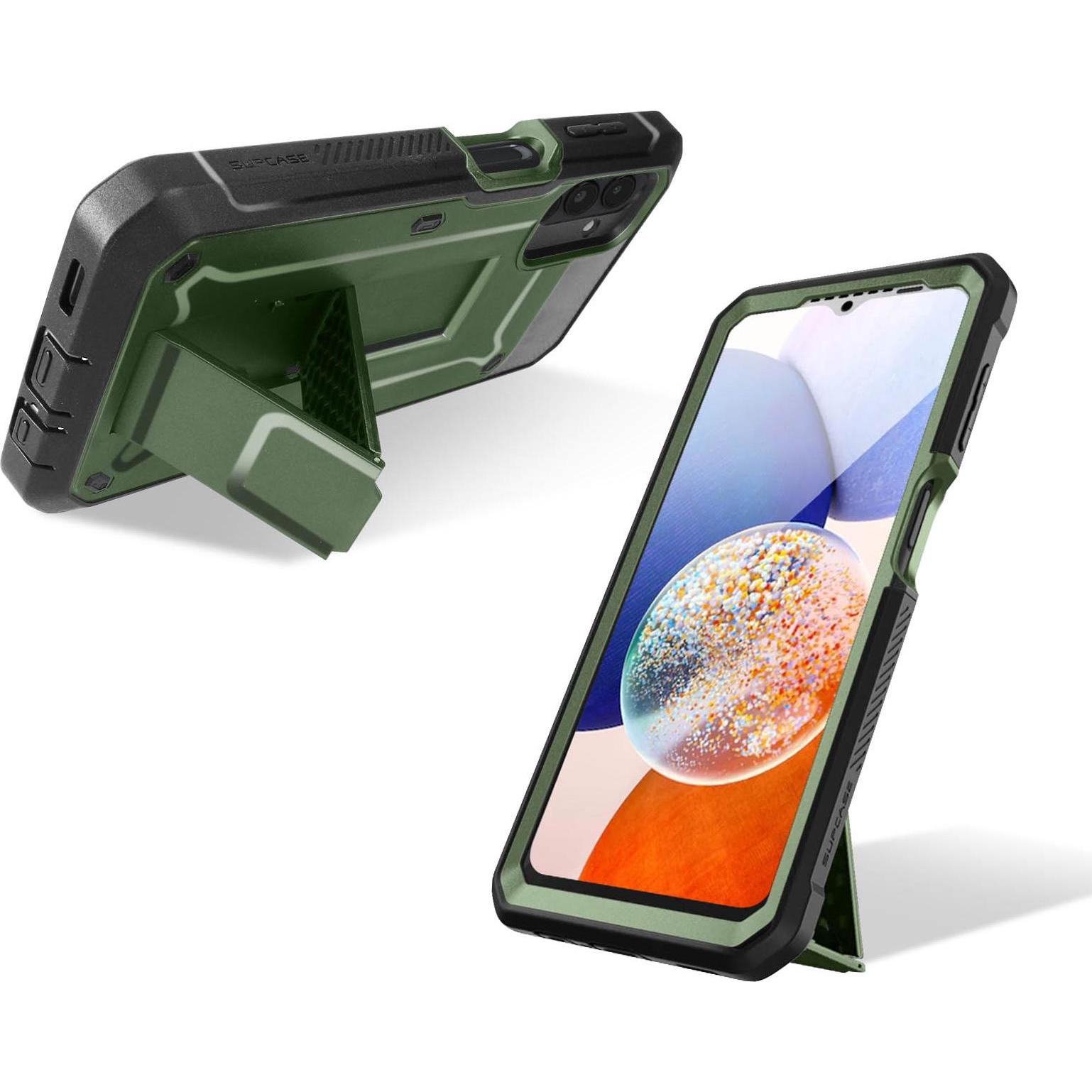 Supcase Unicorn Beetle Pro Series (Samsung Galaxy A14), Smartphone Hülle, Grün