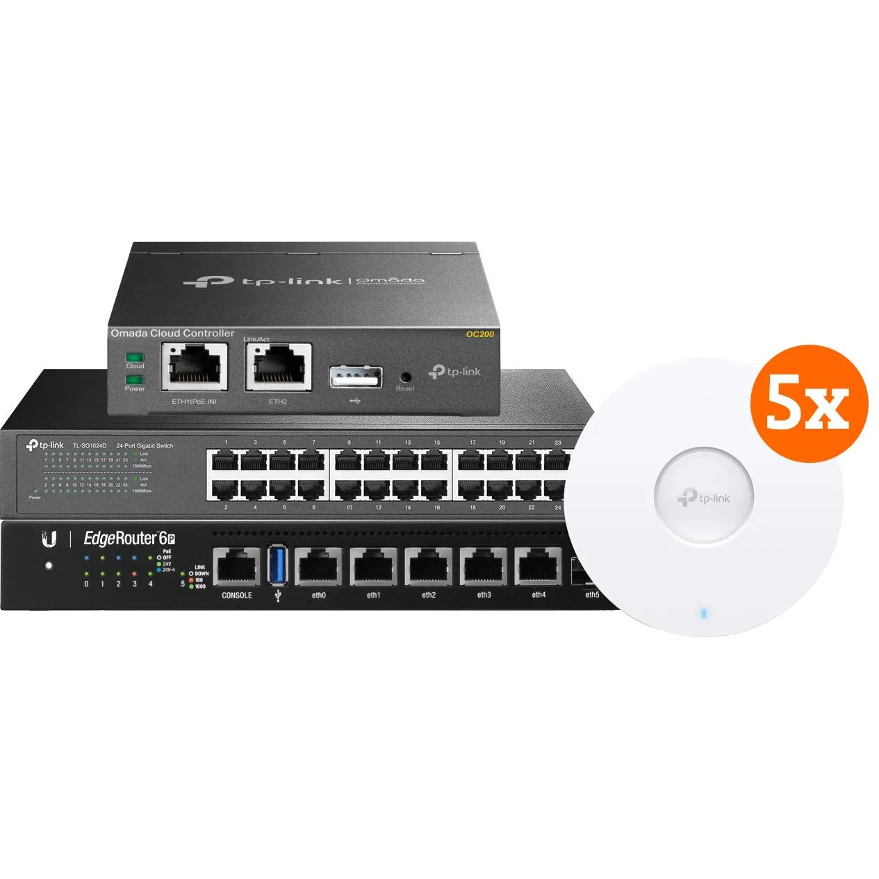 Ubiquiti Startpakket middenklasse voor internet in een groot bedrijf, Router