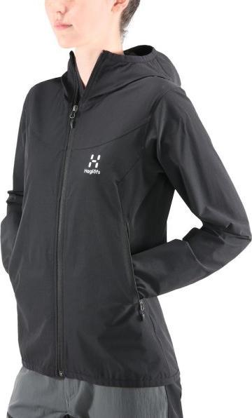 Produktbild Haglöfs Natrix Softshell Hood Women True Black (S)