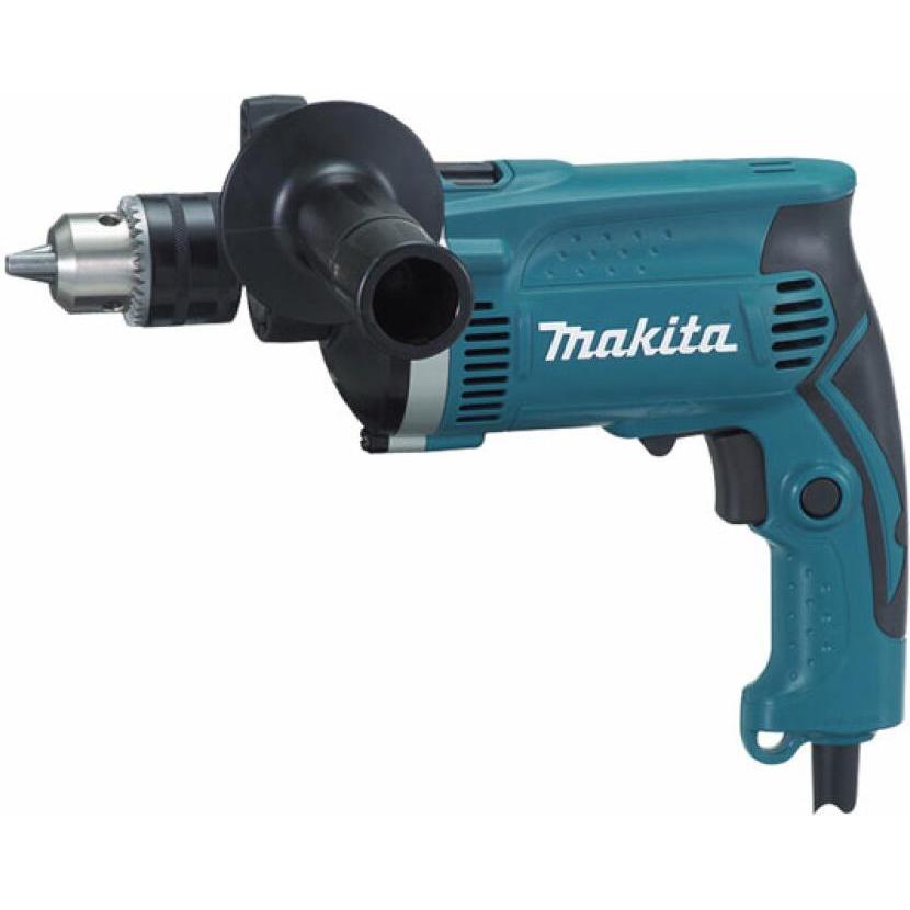 Makita, Trapano + Avvitatore a batteria, HP1630K trapano a colonna 3200 giri/min Nero, blu 2,1 kg