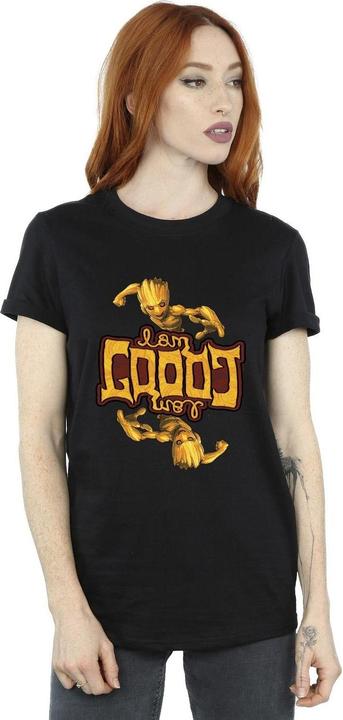 Image du produit - T-shirt GUARDIANS OF THE GALAXY GROOT INVERTED GRAIN - Femme (L)