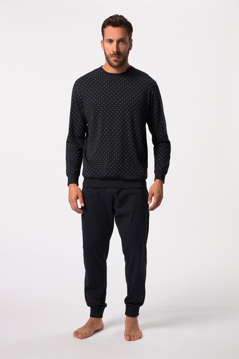 Produktbild JP1880 Schlafanzug, Bauchfit, Langarmshirt, lange Hose (6XL)