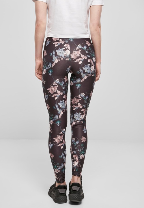 Actual product image Urban Classics Ladies Soft AOP Leggings - 16531 (XS)
