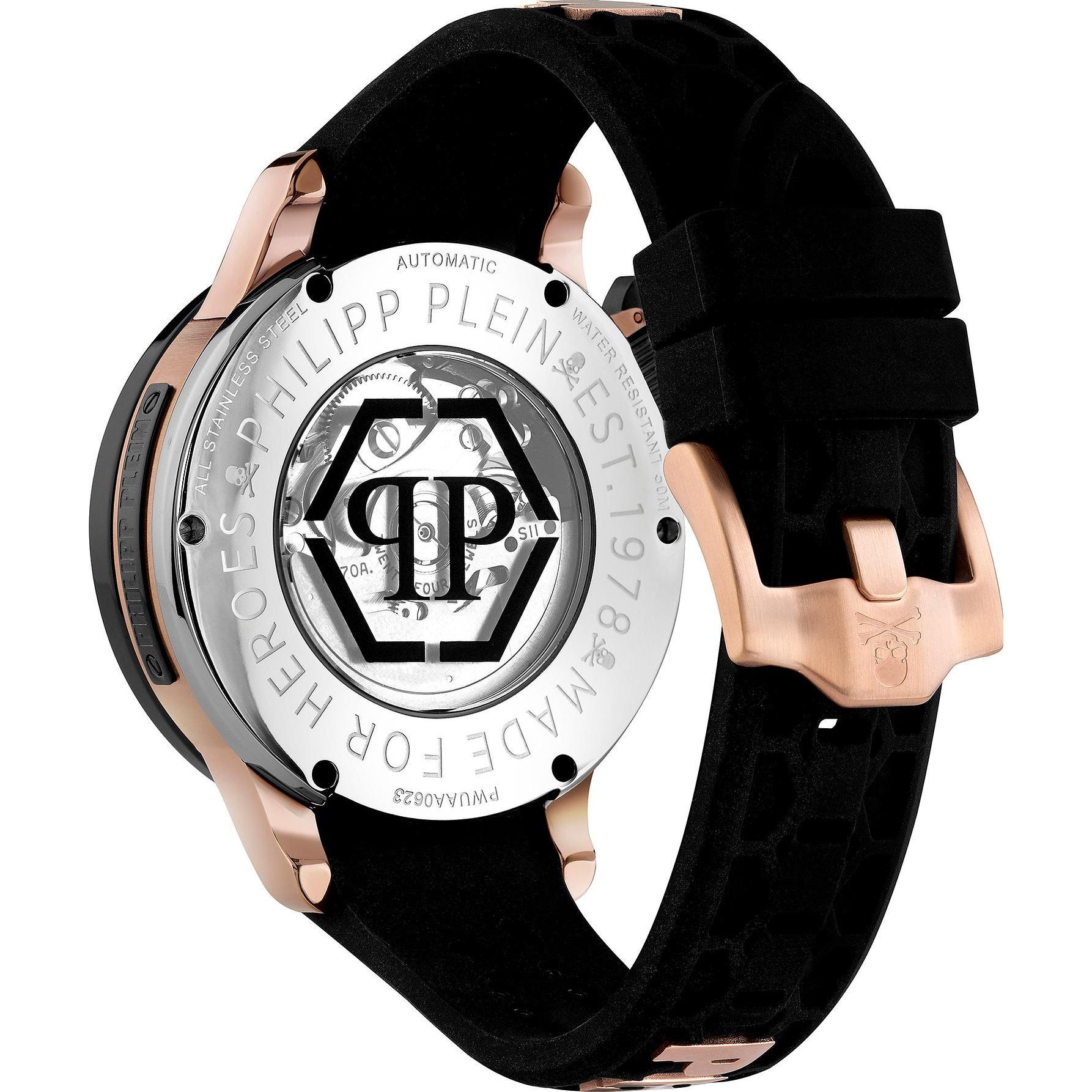 Thumbnail - Philipp Plein, Armbanduhr, PWUAA0623 Hyper Sport Automatik Herrenuhr 46mm 5ATM, Rosa, (Analoguhr, 46 mm)