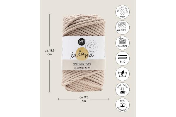 Immagine prodotto Lalana Corda Macrame (30 m)