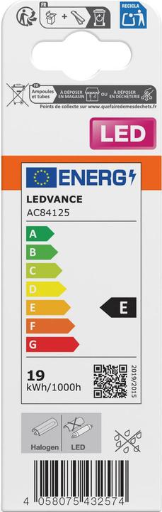Label énergétique Osram Ligne (R7, 19 W, 2452 lm, 1 x, E)