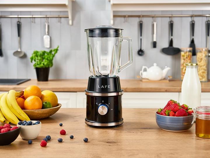 Produktbild Jworld LAFE Standmixer TITANIUMPOWER 1300 W 1 5 L Schwarz (1300 W)