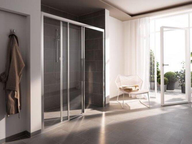 Image du produit Koralle Porte coulissante de douche en trois parties myDay Comfort SBF3F gauche 180 1765-1805x2000mm (100.80 cm, 208.80 cm, 21.60 cm)
