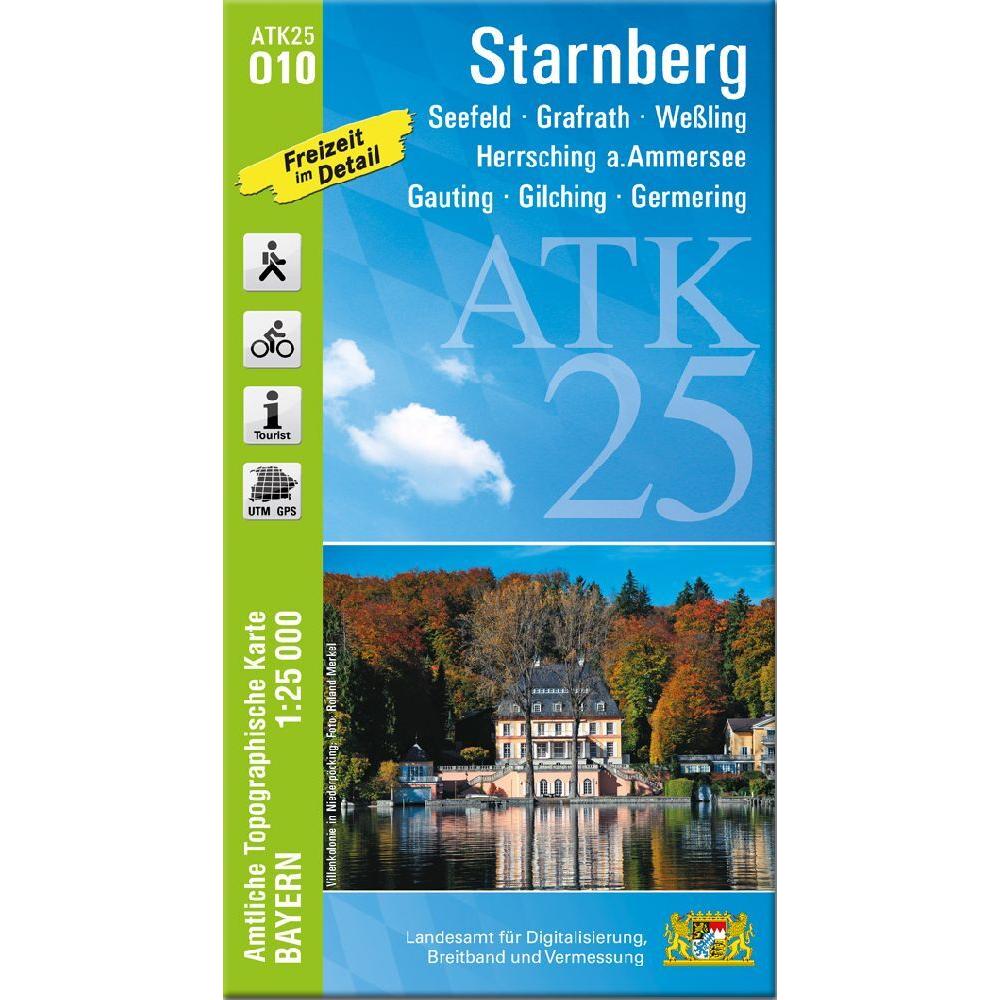 ATK25-O10 Starnberg (Amtliche Topograph, Landkarte