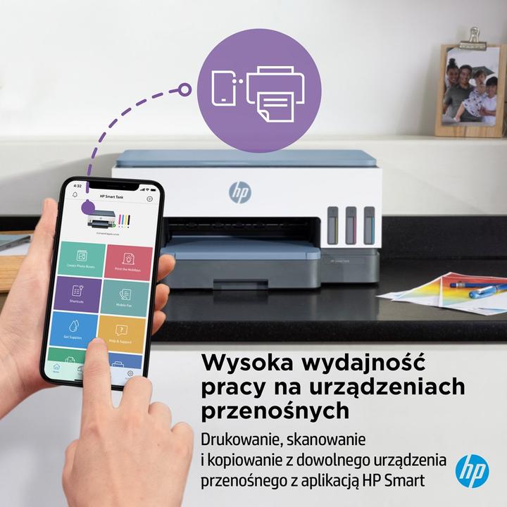 Image du produit HP 725 Thermal Inkjet DPI par minute WLAN (Thermodirecte, Couleur)