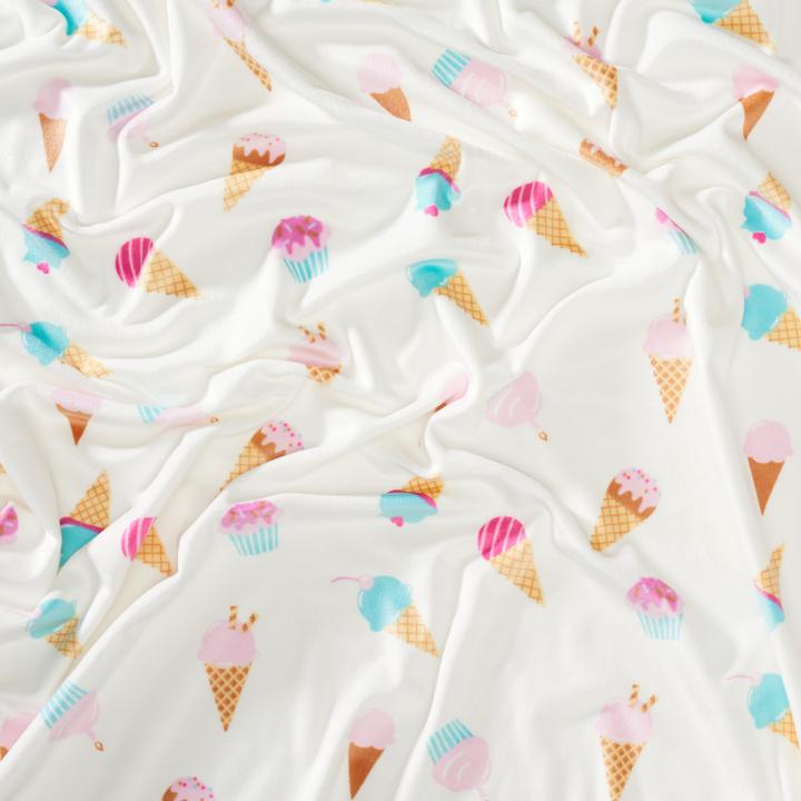 Produktbild VBS Polyester-Jersey Chilly Print "Ice Cream", 145 cm breit, Meterware