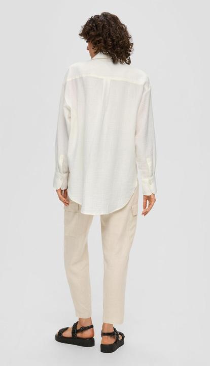 Produktbild s.Oliver Bluse Musselinbluse im Oversized Fit (L)