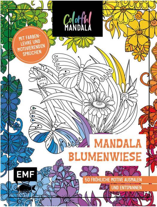 Produktbild Malbuch - Blumenwiese Mandala