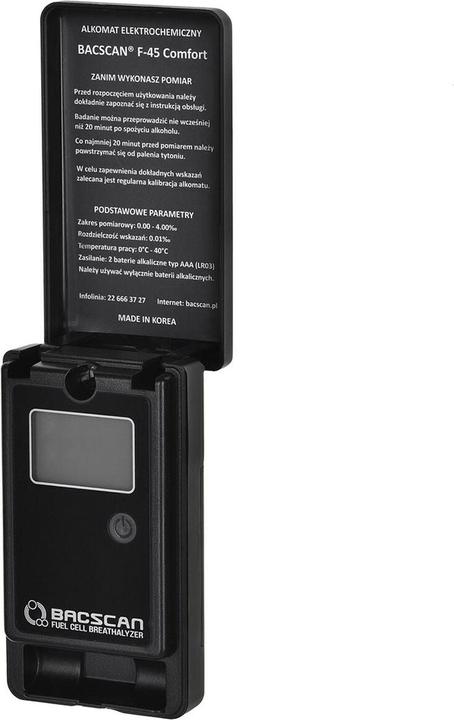 Immagine prodotto Bacscan F-45 COMFORT etilometro elettrochimico