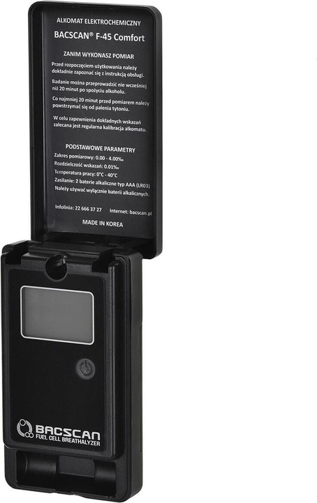 Actual product image Bacscan F-45 COMFORT electrochemical breathalyzer