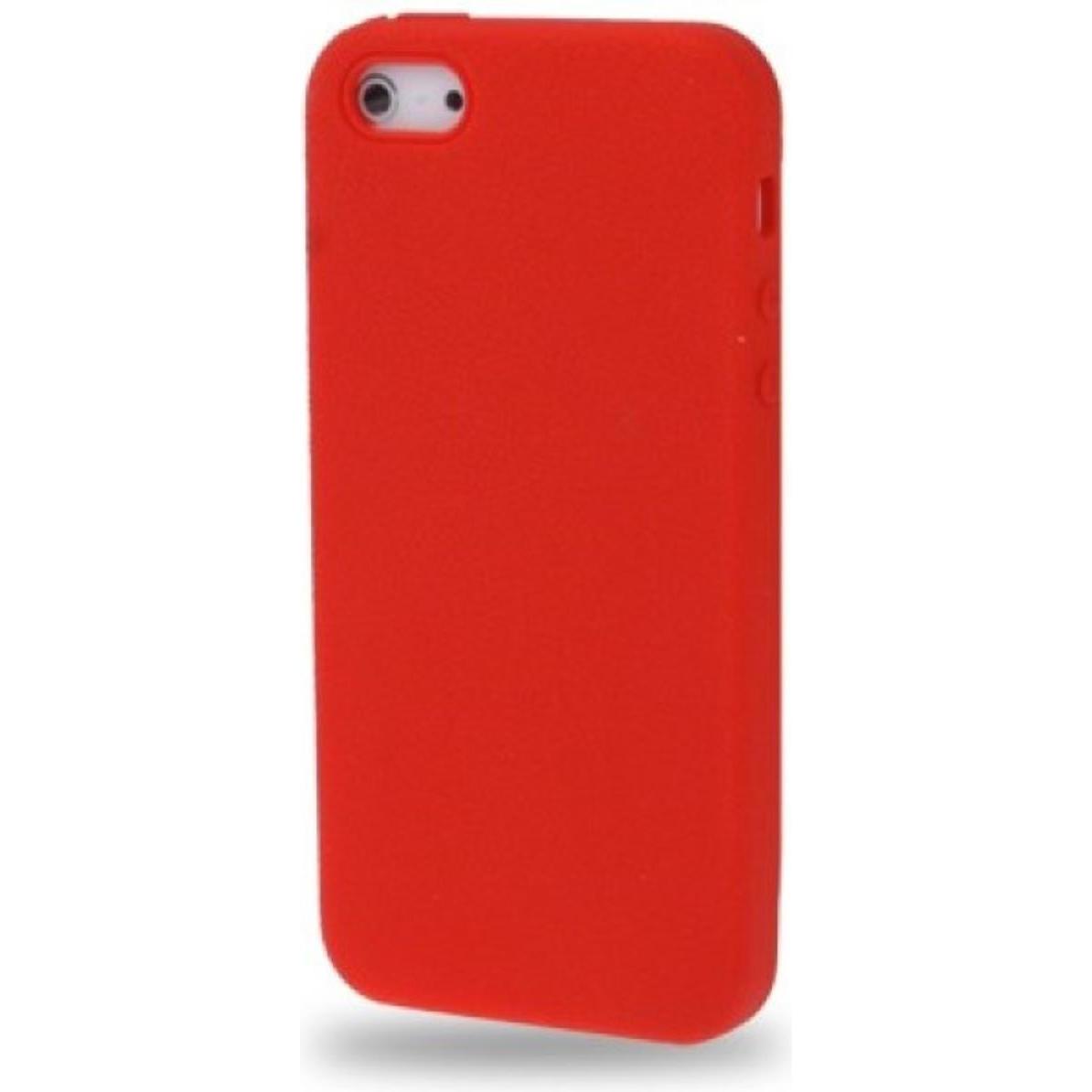 König Design Schutzhülle Silikon Hülle für Handy iPhone 5 & 5s (Apple iPhone 5), Smartphone Hülle, Rot