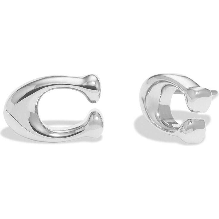 Coach, Orecchini, - Iconic brass earrings 37369816RHO030, (Ottone)