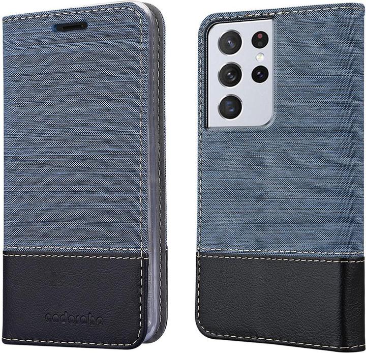 Actual product image Cadorabo Book Jeans Optics Cover (Samsung Galaxy S21 Ultra)