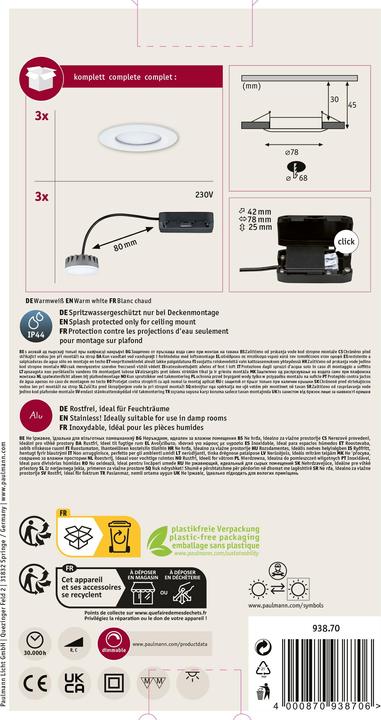 Produktbild Paulmann Nova Plus Set (425 lm)